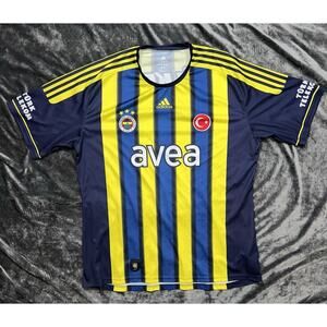 Adidas Fenerbahce Home Jersey 2011-2012 2XL Avea Ulker Türk Telecom Football